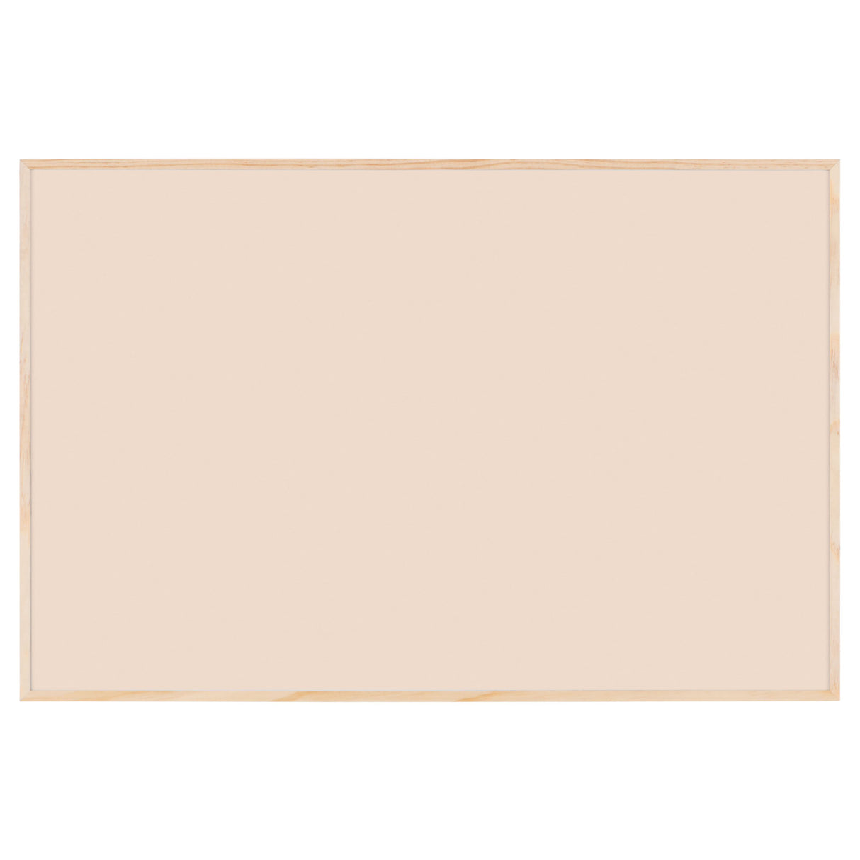 Naga A/S Whiteboard med træramme, Beige, 88,5 x 58,5 cm (billede 1)