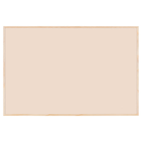 Naga A/S Whiteboard med træramme, Beige, 88,5 x 58,5 cm (billede 1)