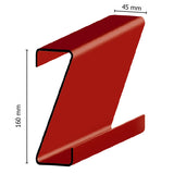 Bjælke 2750 mm Z160x50 4500 kg – image 2