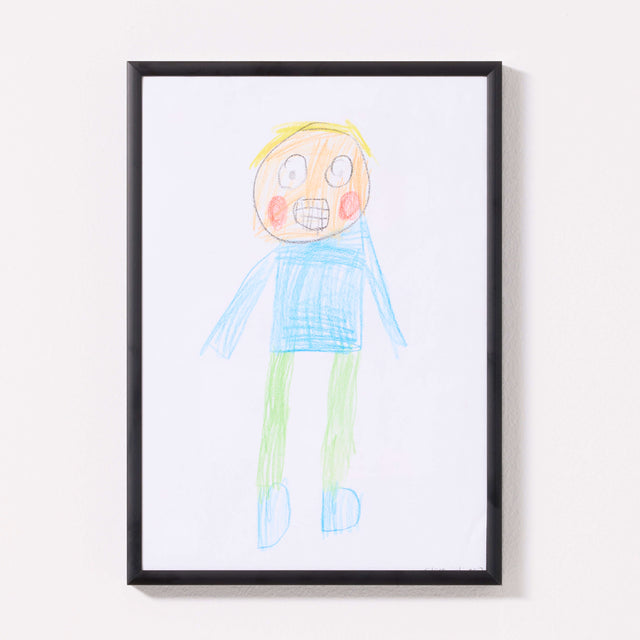 Ramme til tegninger, A4, sort – image 1