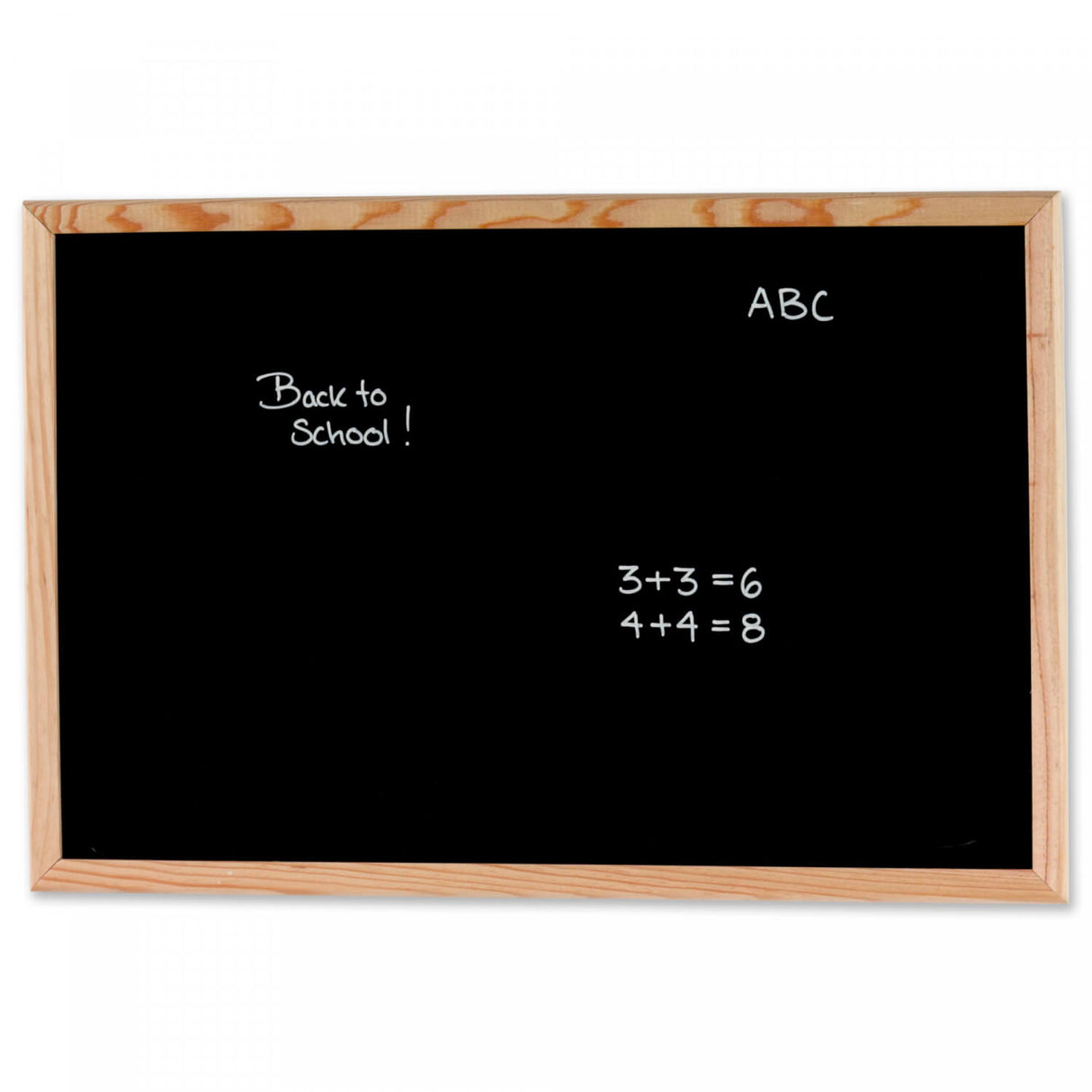 60 x 40 cm. Kridttavle med træramme