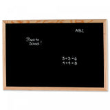 60 x 40 cm. Kridttavle med træramme