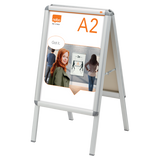 Gadeskilt A-skilt skifteramme A2