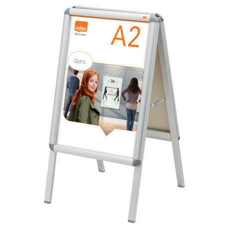 Gadeskilt A-skilt skifteramme A2