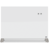 Skrivebordstavle glas 58x44cm hvid