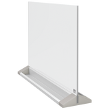 Skrivebordstavle glas 58x44cm hvid