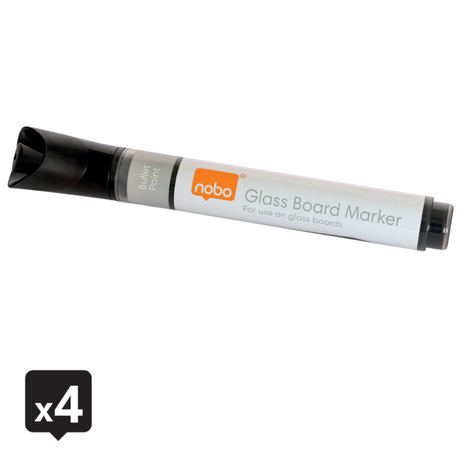 WB Marker t/glastavle rund 3mm sort (4)