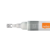 WB Marker t/glastavle rund 3mm hvid (4)