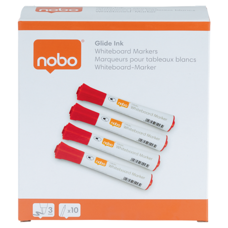 WB Marker Glide rund 2mm rød (10)