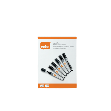 WB Marker LiquidInk rund 3mm sort (10)