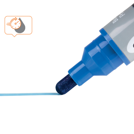 WB Marker LiquidInk rund 3mm blå (10)