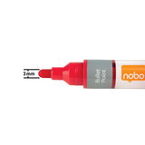 WB Marker LiquidInk rund 3mm rød (10)