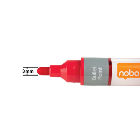 WB Marker LiquidInk rund 3mm rød (10)