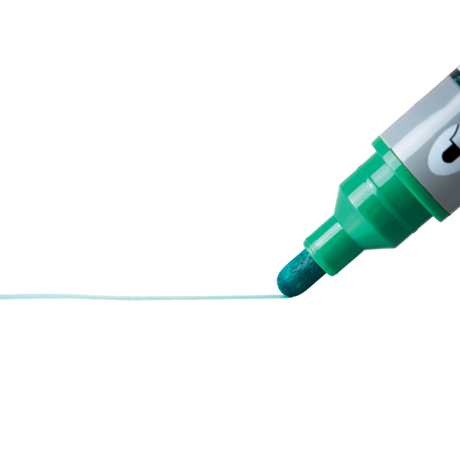 WB Marker LiquidInk rund 3mm grøn (10)