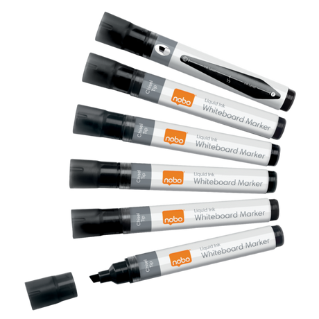 WB Marker LiquidInk skrå 4mm sort (10)