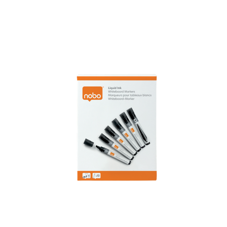 WB Marker LiquidInk skrå 4mm sort (10)