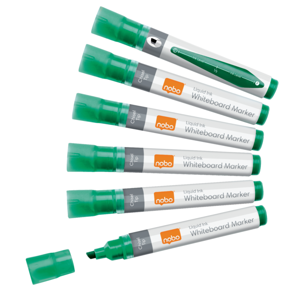 WB Marker LiquidInk skrå 4mm grøn (10)