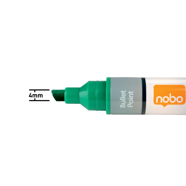 WB Marker LiquidInk skrå 4mm grøn (10)