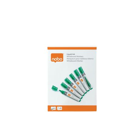 WB Marker LiquidInk skrå 4mm grøn (10)