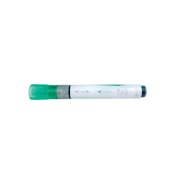 WB Marker LiquidInk skrå 4mm grøn (10)