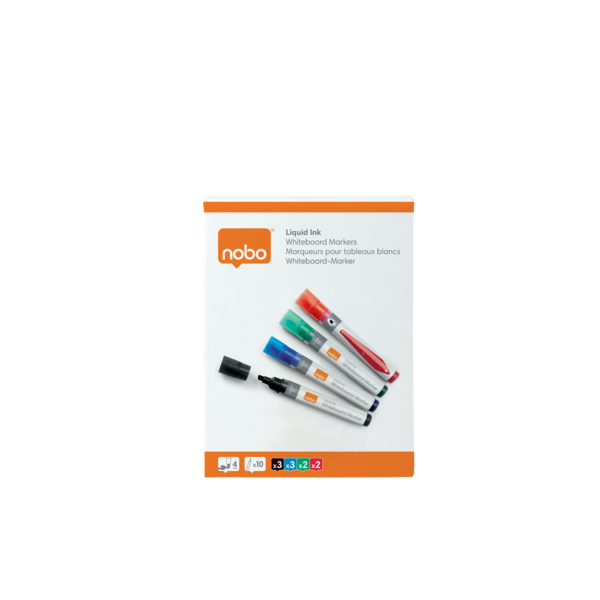 WB Marker LiquidInk skrå 4mm ass (10)