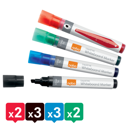 WB Marker LiquidInk skrå 4mm ass (10)
