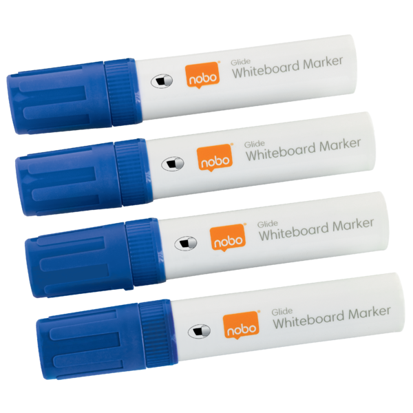 WB Marker Glide Jumbo skrå 10mm blå (4)