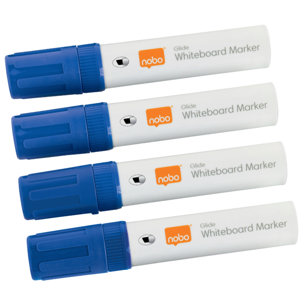 WB Marker Glide Jumbo skrå 10mm blå (4)