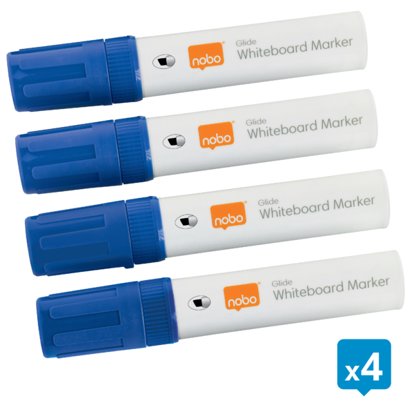 WB Marker Glide Jumbo skrå 10mm blå (4)