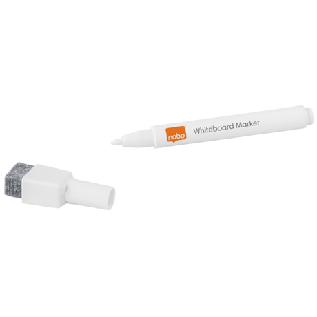 WB Marker m/magnetisk hætte rund 2mm hvid (6)