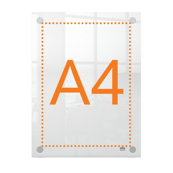 Akryl skilt t/montering Premium Plus A4