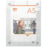 Akryl skilt t/montering Premium Plus A5