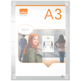 Akryl skilt m/sugekop Premium Plus A3