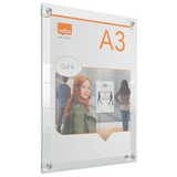 Akryl skilt m/sugekop Premium Plus A3