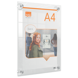 Akryl skilt m/sugekop Premium Plus A4