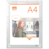 Akryl skilt m/sugekop Premium Plus A4
