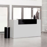 Ergoff Reception DNA Lys grå 1730 mm, Hæve-sænkebord – Receptionsskranker (billede 1)