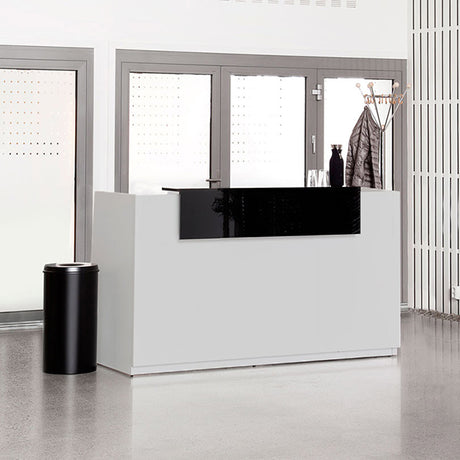 Ergoff Reception DNA Lys grå 1730 mm, Hæve-sænkebord – Receptionsskranker (billede 1)