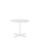 Bord Amy Ø650 mm H582 mm, Hvid laminat Hvidt understel