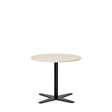 Ergoff Bord Amy Ø650 mm H582 mm, Birk laminat Sort understel – Kantineborde