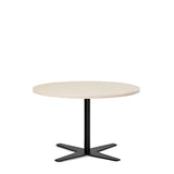 Bord Amy Ø900 mm H582 mm, Birk laminat Sort understel