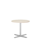 Bord Amy Ø650 mm H582 mm, Birk laminat Alugråt understel