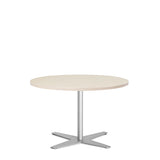 Bord Amy Ø900 mm H582 mm, Birk laminat Alugråt understel