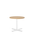 Ergoff Bord Amy Ø650 mm H582 mm, Bøg laminat Hvidt understel – Kantineborde