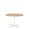 Ergoff Bord Amy Ø900 mm H582 mm, Bøg laminat Hvidt understel – Kantineborde