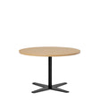 Ergoff Bord Amy Ø900 mm H582 mm, Bøg laminat Sort understel – Kantineborde