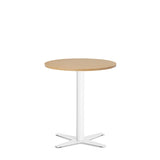 Bord Amy Ø650 mm H752 mm, Bøg laminat Hvidt understel