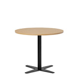 Bord Amy Ø900 mm H752 mm, Bøg laminat Sort understel
