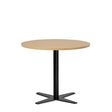 Ergoff Bord Amy Ø900 mm H752 mm, Bøg laminat Sort understel – Kantineborde