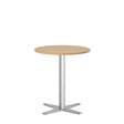 Bord Amy Ø650 mm H752 mm, Bøg laminat Alugråt understel